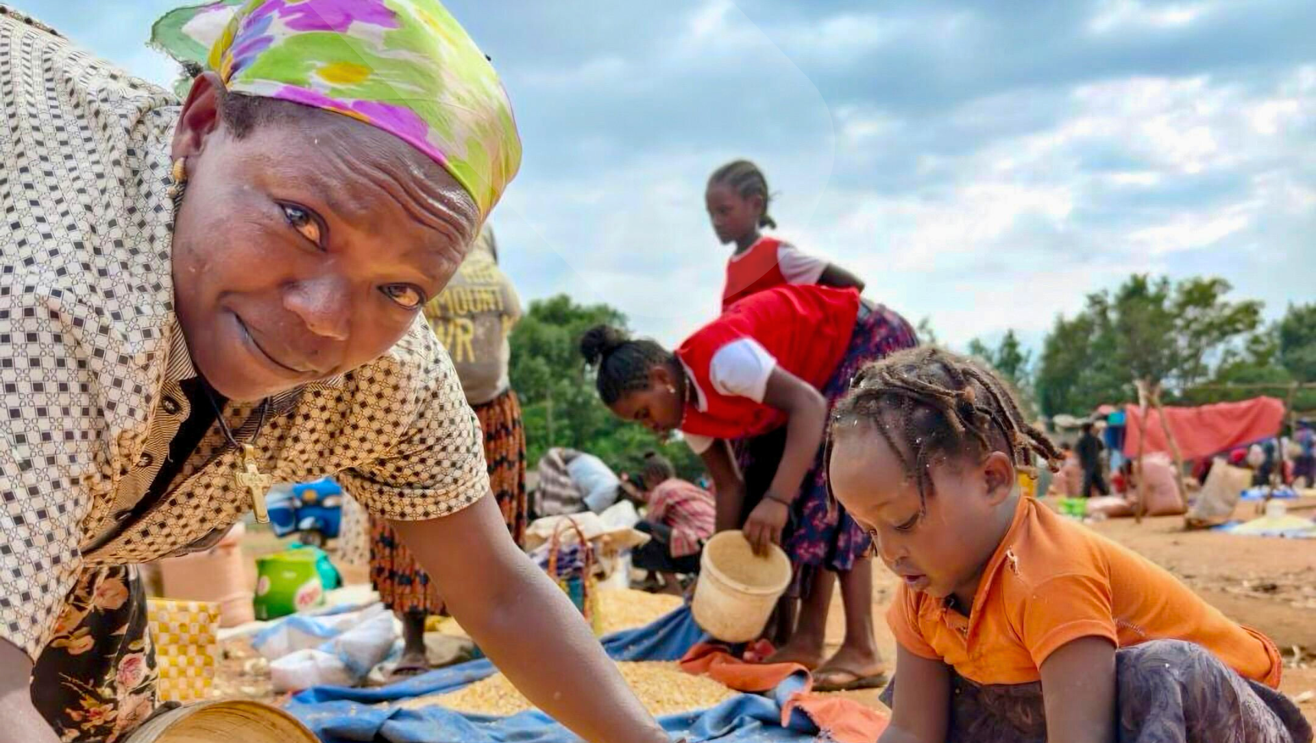 Black African Women and Children